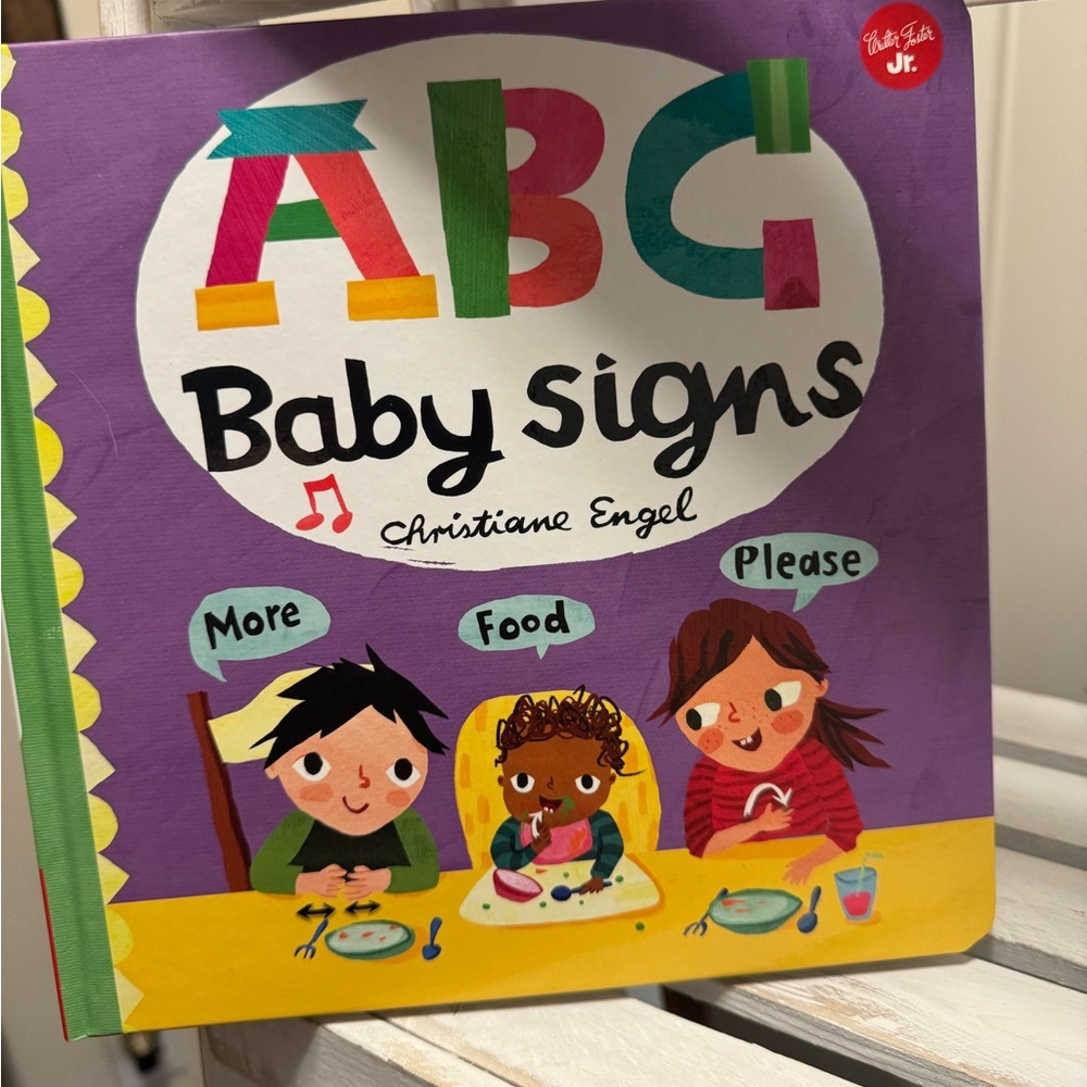 🆕 ABC Baby signs BIG hardback book